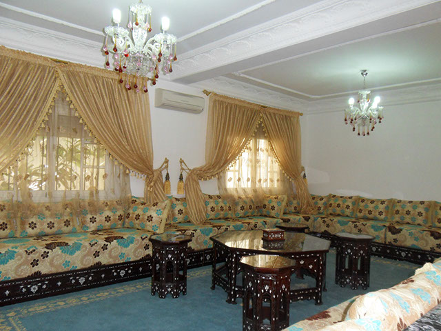 salon marocain meublé